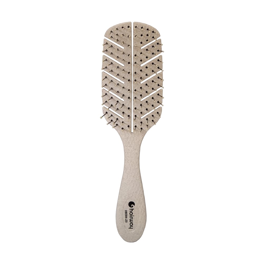 Масажна щітка для волосся Hairway Eco Corn овальна, 20 см, кремова, 1 шт (08094-20)